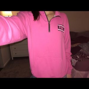 PINK half zip